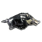 Fan Mats University Of Arkansas Molded Chrome Emblem 108-F609 Arkansas Razorbacks