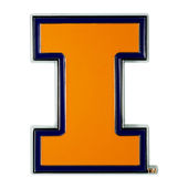Fan Mats University Of Illinois Color Emblem 151-F601 Illinois Fighting Illini