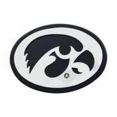 Fan Mats University Of Iowa Chrome Emblem 155-F600 Iowa Hawkeyes