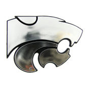 Fan Mats Kansas State University Molded Chrome Emblem 158-F609 Kansas State Wildcats