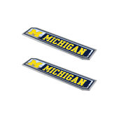 Fan Mats University Of Michigan Embossed Truck Emblem 2-Pk 171-F130.2 Marshall Thundering Herd