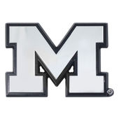 Fan Mats University Of Michigan Chrome Emblem 171-F600 Marshall Thundering Herd