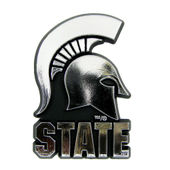 Fan Mats Michigan State University Molded Chrome Emblem 172-F609 Michigan State Spartans