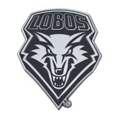 Fan Mats University Of New Mexico Chrome Emblem 174-F600 New Mexico Lobos