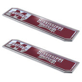 Fan Mats Mississippi State University Embossed Truck Emblem 2-Pk 177-F130.2 Mississippi State Bulldo