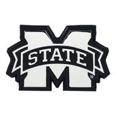 Fan Mats Mississippi State University Chrome Emblem 177-F600 Mississippi State Bulldogs