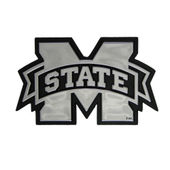 Fan Mats Mississippi State University Molded Chrome Emblem 177-F609 Mississippi State Bulldogs