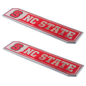 Fan Mats Nc State University Embossed Truck Emblem 2-Pk 186-F130.2 North Carolina State Wolfpack