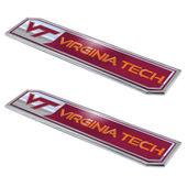 Fan Mats Virginia Tech Embossed Truck Emblem 2-Pk 235-F130.2 Virginia Tech Hokies
