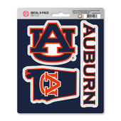 Fan Mats Auburn University Decal 3-Pk 110-F602.3 Auburn Tigers