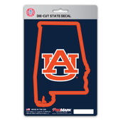 Fan Mats Auburn University State Shape Decal 110-F602-Sh Auburn Tigers