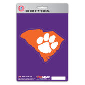 Fan Mats Clemson University State Shape Decal 123-F602-Sh Clemson Tigers