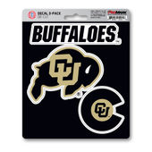 Fan Mats University Of Colorado Decal 3-Pk 126-F602.3 Colorado Buffaloes