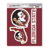 Fan Mats Florida State University Decal 3-Pk 136-F602.3 Florida State Seminoles