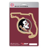 Fan Mats Florida State University State Shape Decal 136-F602-Sh Florida State Seminoles