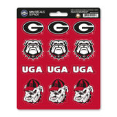 Fan Mats University Of Georgia Mini Decal 12-Pk 142-F602.12 Georgia Bulldogs