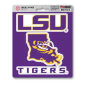 Fan Mats Lsu Decal 3-Pk 162-F602.3 Lsu Tigers