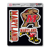 Fan Mats University Of Maryland Decal 3-Pk 167-F602.3 Maryland Terrapins