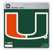 Fan Mats University Of Miami Large Decal 169-F605 Miami Hurricanes