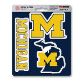 Fan Mats University Of Michigan Decal 3-Pk 171-F602.3 Marshall Thundering Herd