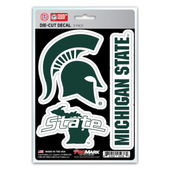 Fan Mats Michigan State University Decal 3-Pk 172-F602.3 Michigan State Spartans