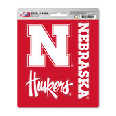 Fan Mats University Of Nebraska Decal 3-Pk 182-F602.3 Nebraska Cornhuskers