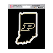 Fan Mats Purdue University State Shape Decal 201-F602-Sh Purdue Boilermakers