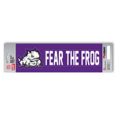Fan Mats Texas Christian University Team Slogan Decal 215-F602-Ts Texas Christian Horned Frogs