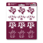 Fan Mats Texas A&M University Mini Decal 12-Pk 219-F602.12 Texas A&M Aggies