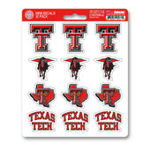 Fan Mats Texas Tech University Mini Decal 12-Pk 220-F602.12 Texas Tech Red Raiders