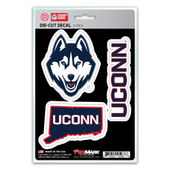 Fan Mats University Of Connecticut Decal 3-Pk 226-F602.3 Connecticut Huskies