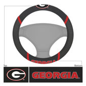 Fan Mats University Of Georgia Steering Wheel Cover 142-F121 Georgia Bulldogs