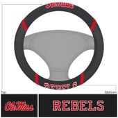 Fan Mats University Of Mississippi Steering Wheel Cover 176-F121 Mississippi Rebels