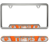Fan Mats Clemson University Embossed License Plate Frame 123-F122 Clemson Tigers