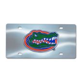 Fan Mats University Of Florida Chrome Diecast License Plate 135-F114-Crm Florida Gators