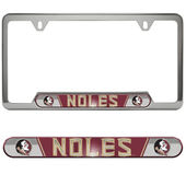 Fan Mats Florida State University Embossed License Plate Frame 136-F122 Florida State Seminoles