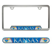 Fan Mats University Of Kansas Embossed License Plate Frame 157-F122 Kansas Jayhawks