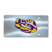Fan Mats Lsu Chrome Diecast License Plate 162-F114-Crm Lsu Tigers