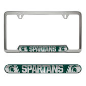 Fan Mats Michigan State University Embossed License Plate Frame 172-F122 Michigan State Spartans