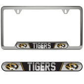 Fan Mats University Of Missouri Embossed License Plate Frame 178-F122 Missouri Tigers