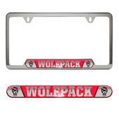 Fan Mats Nc State University Embossed License Plate Frame 186-F122 North Carolina State Wolfpack