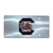Fan Mats University Of South Carolina Chrome Diecast License Plate 208-F114-Crm South Carolina Gamec