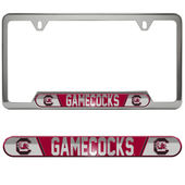 Fan Mats University Of South Carolina Embossed License Plate Frame 208-F122 South Carolina Gamecocks