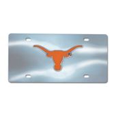Fan Mats University Of Texas Chrome Diecast License Plate 218-F114-Crm Texas Longhorns