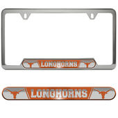 Fan Mats University Of Texas Embossed License Plate Frame 218-F122 Texas Longhorns