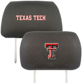 Fan Mats Texas Tech University Head Rest Cover 220-F118.2 Texas Tech Red Raiders