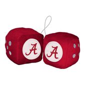 Fan Mats University Of Alabama Fuzzy Dice 102-F117 Alabama Crimson Tide