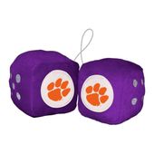 Fan Mats Clemson University Fuzzy Dice 123-F117 Clemson Tigers