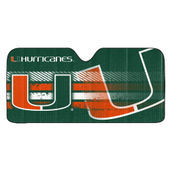 Fan Mats University Of Miami Auto Shade 169-F107 Miami Hurricanes