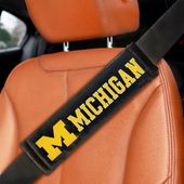 Fan Mats University Of Michigan Embroidered Seatbelt Pad - Pair 171-F120 Marshall Thundering Herd